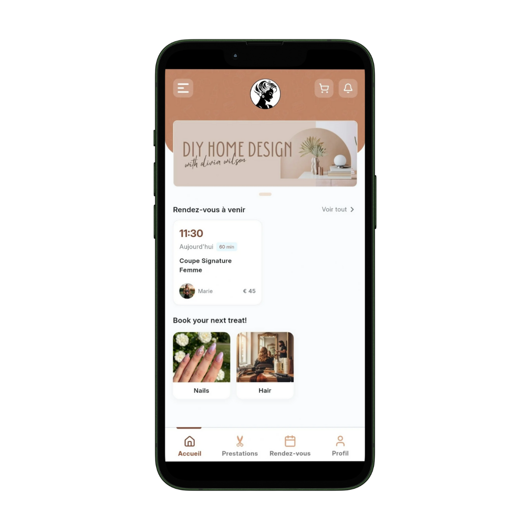 Solution marque blanche pour votre salon